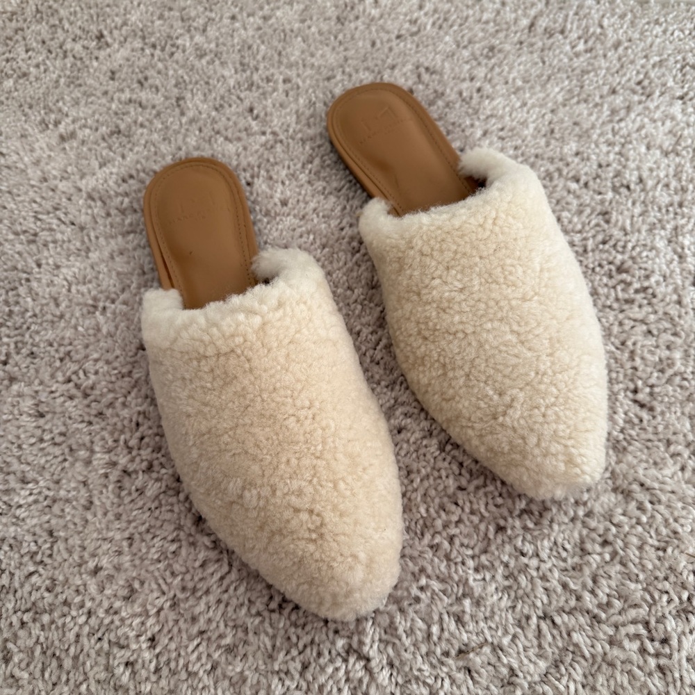 Marc Fisher Genuine Shearling Leather Mule - Picture 5 of 7